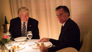 Mitt Romney Had Dinner With Donald Trump and Everything's Fine With Them Now